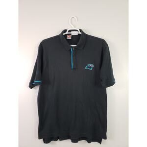 (Ju) Vintage Nike NFL PRO-LINE POLO Shirt Men's Size XL Carolina Panthers Black